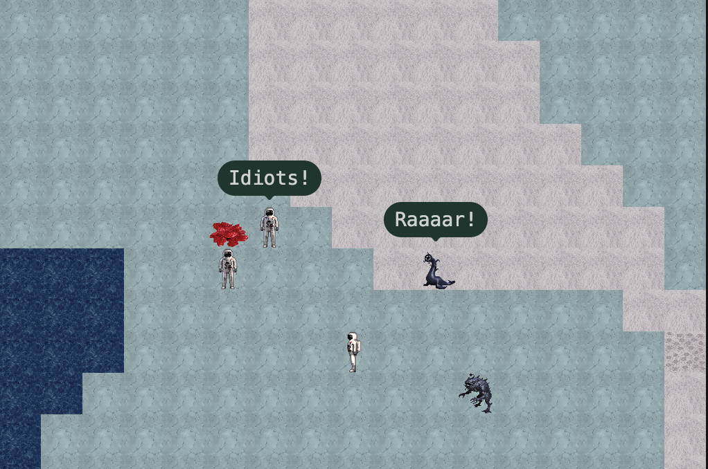 game screen