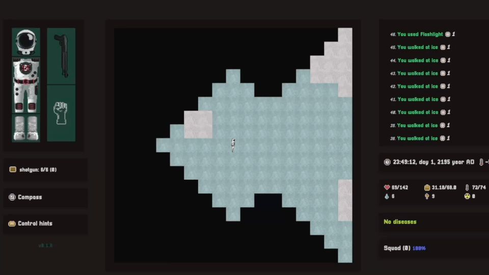 game screen
